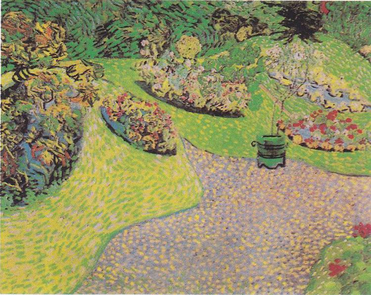 Vincent Van Gogh Garden in Auvers oil painting picture